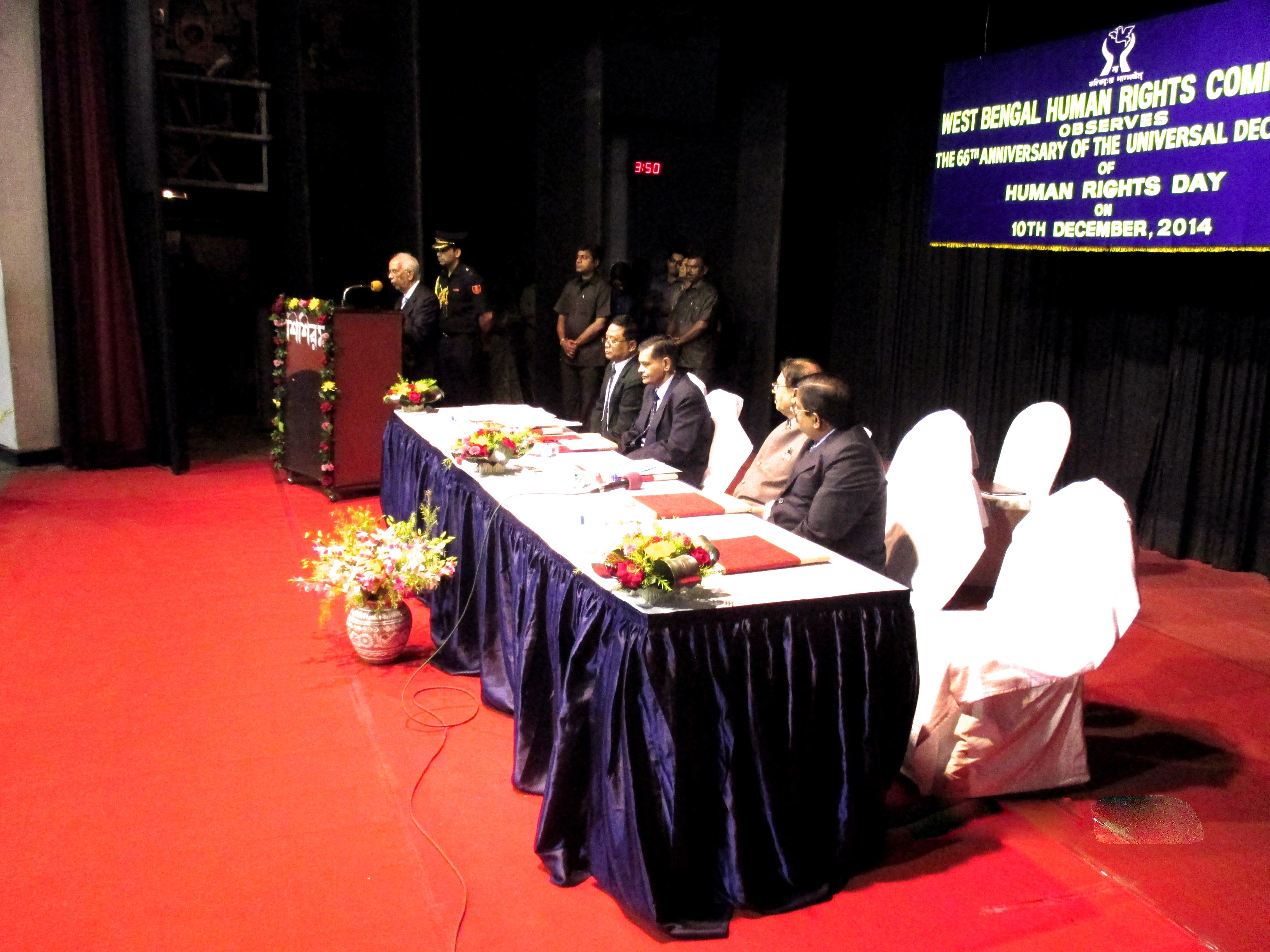 Hon'ble Governor of West Bengal delivering his speech 